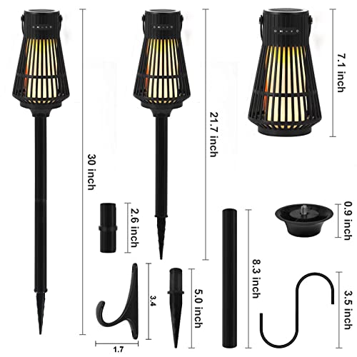 Tesoorda Outdoor Bluetooth Flame Speaker 2Pack Waterproof with Torch Light - image 3