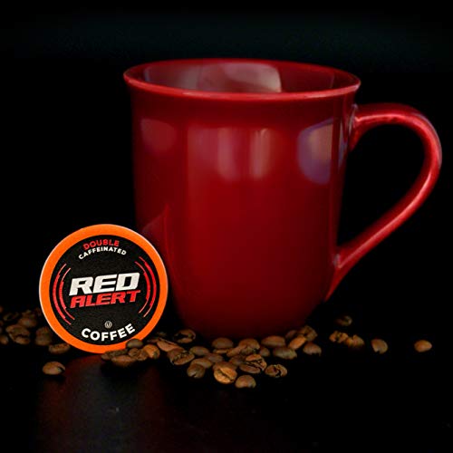 Red Alert Coffee Extra Strong Coffee Pods (Recyclable) Compatible With 2.0 Keurig K Cup Brewers, Caffeine, 40 Count (Pack Of 1) #TOP5