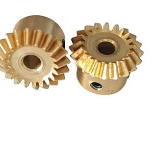 Mfupr Mosiężne Koła Zębate Stożkowe 2 sztuki