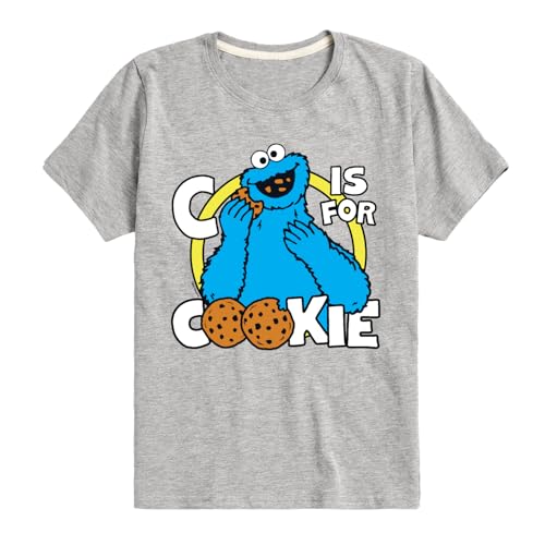 Sesame Street - Cookie Monster - Toddler and Youth Short Sleeve Graphic T-Shirt