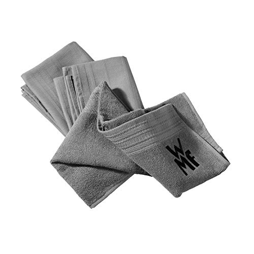 WMF Küchenhandtuch-Set 3-teilig, Baumwolle Küchentücher, 2 Geschirrtücher, Handtuch, Geschirrhandtuch