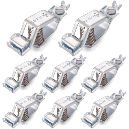 Sabary 8 Pcs Heavy Duty Alligator Clips, Compatible with BU-24APN