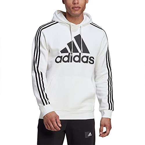 adidas Herren M Bl3s FL HD Kapuzenpullover, Weiß/Schwarz, XXL