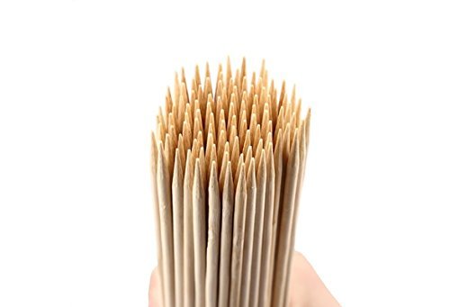 SMARTBUYER Kebab Skewers Bamboo Cocktail Party Sticks (Wooden, 8 inch) (B07G5YGTB5) Amazon Price History, Amazon Price Tracker