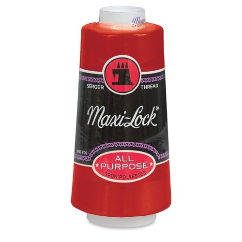 Hilo Maxi-Lock en cono 3000 yd - Rojo Amapola miniatura 1