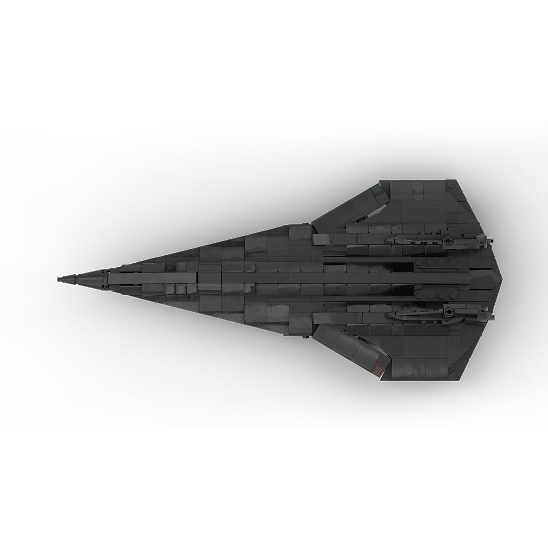 Concept Machine SR-72 Dark Star Aufklärungsflugzeug Klemmbaustein 529 Teile | Detailgetreues Militärflugzeug Modell Bausatz, Kampfjet Militärmodell für Display, Geschenk für Erwachsenen 16+