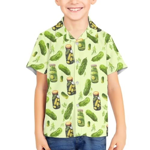 SYtrade Hawaiian Shirts for Kids Short Sleeve Button Down Summer Casual Aloha Shirt3