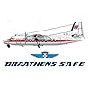 Lima November Decals 72-507 1/72 Fokker F-27 Braathens Safe All 3 schemes incl Masks #2