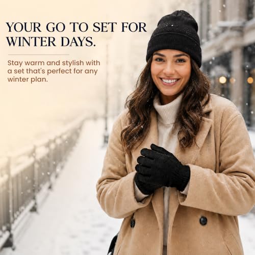 Image of YACHT & SMITH Winter Beanies, Bulk Cold Weather Thermal Warm Stretch Skull Cap, Mens Womens Unisex Hat