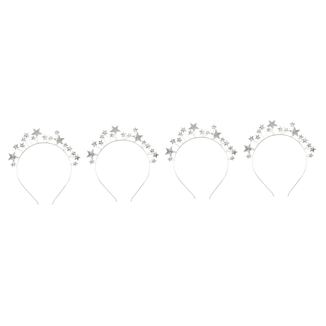 FRCOLOR 4 Diademas Para Mujer Con Diamantes De Imitación De Moda De Metal Para Ocasiones Especiales.
