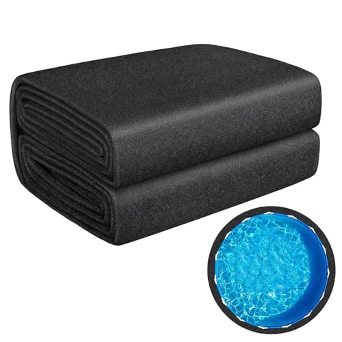 Zitreeqs Tapis De Sol pour Piscine - 3,05m Rond Bâche De Protection Piscine Stable Aux UV Et Indéchirable, sous-Couche Résistante pour Piscines Tubulaire,...