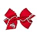 Wee Ones Haarschleife für Mädchen, mittelgroß, bestickt mit Mondstich, Ohio State Buckeyes, Mittel