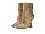 Steve Madden Women's Vivy Ankle Boot, Gold Rhinestone, 7