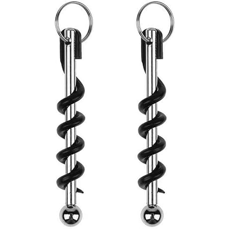 Multi-Tool Waiters Corkscrew Portable Key Chain