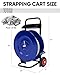 Blue Heavy-Duty Strapping Cart – Industrial-Grade Steel Dispenser for 9.5