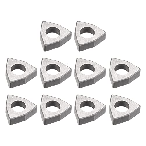Image of uxcell Carbide Insert Seat Shim MW0804 Turning Tool Thread Lathe Shim Seats 10Pcs