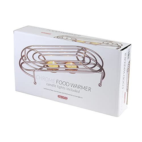 Chrome Food Warmer, Silver