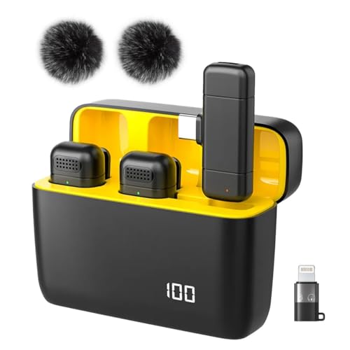 UTECTION by VOOK Wireless Mic with Noise Reduction for Video Recording, Support Type C Android &...