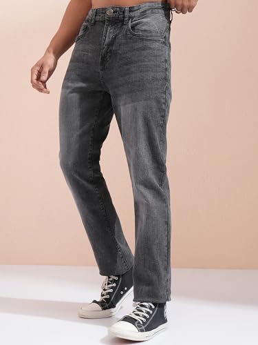 Image of Highlander Men's Straight Fit Jeans | Stretchable | Everyday Comfort & Style| Jeans for Man