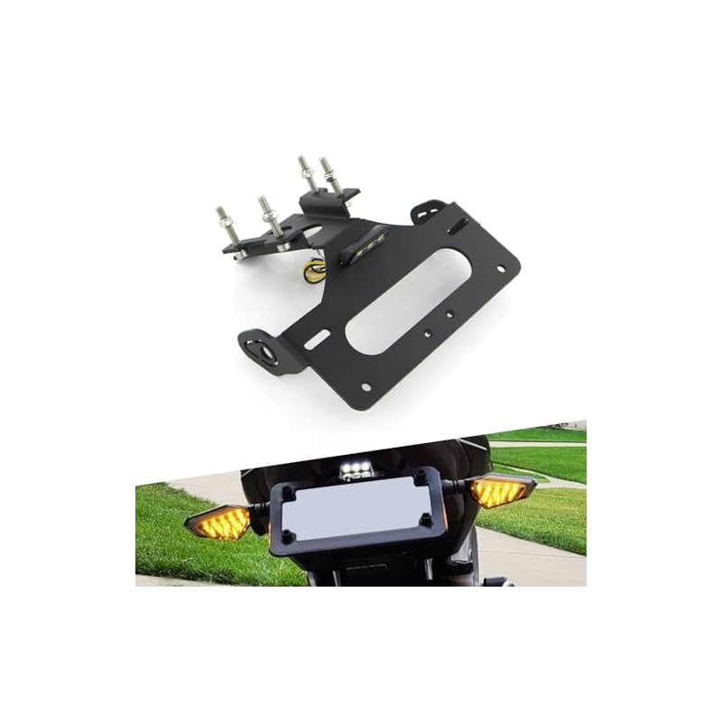 Xitomer-Tail-Tidyfender-Eliminator-Kits-Fit-For-2014-2015-2016-Fz-09-Mt-09-License-Plate-Holdernumber-Plate-Holder-With-Led-License-Plate-Light-Compatible-With-Oemstock-Turn-Signal 414jh8i80al. sl500 . ss800