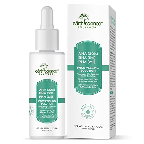 Image of AHA 30% BHA 5% PHA 2% Face Peeling Solution Exfoliating Serum for skin glow, Paraben Free, AHA BHA Peeling Solution for Men & Women Pack of 1