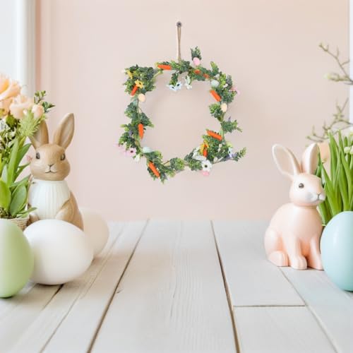 Enredadera de Pascua con flores de plástico detalladas y espuma 7