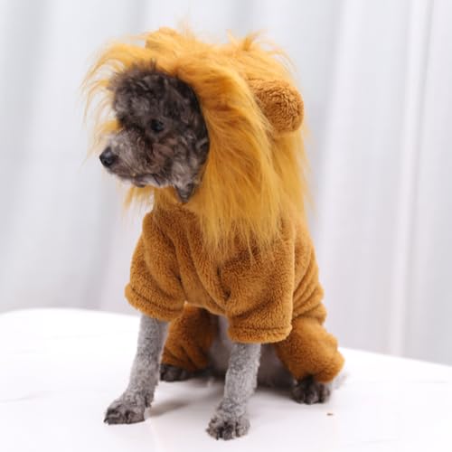 Disfraz de León para Perros Talla XXL FRCOLOR miniatura 4