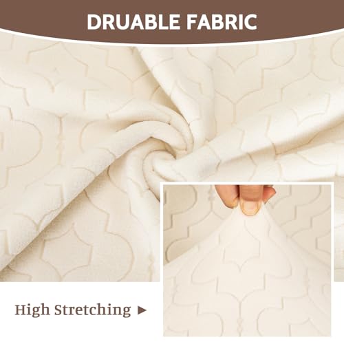 Image of FUANGUI Bar Stool Covers Set of 2, Stretch Bar Stool Seat Covers