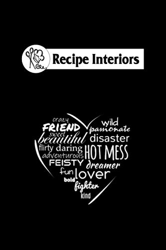  Recipe interiors: recipe for perfection 6x9 100 pages bleed