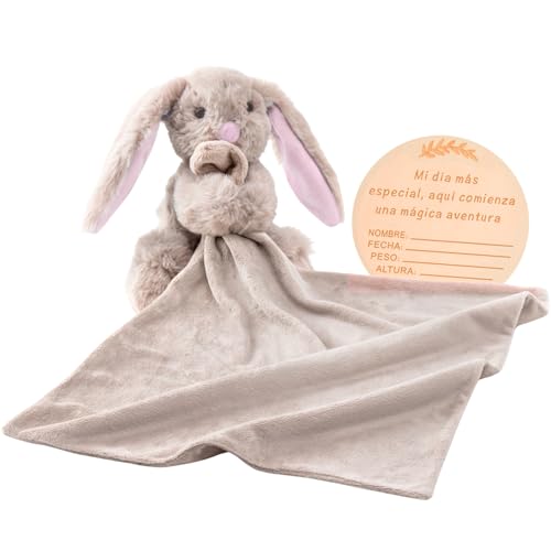 Essentials Ibiza Dou dou para Bebe | Peluche y Manta de Seguridad Extra Grande para Bebe Recién Nacido | Mantita de Seguridad | Doudou | Regalo Cesta para Bebé (Conejito Rosa) Essentials Ibiza Dou dou para Bebe | Peluche y Manta de Seguridad Extra Grande para Bebe Recién Nacido | Mantita de Seguridad | Doudou | Regalo Cesta para Bebé (Conejito Rosa)