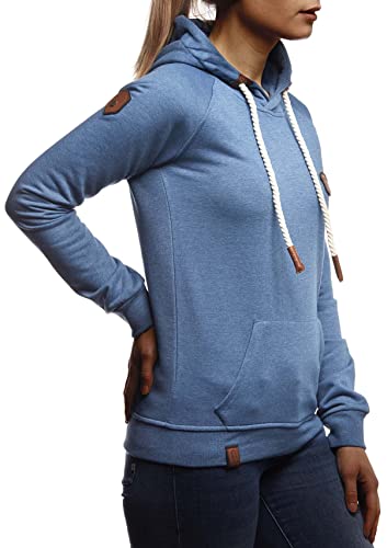 Leif Nelson Women's Oversized Hooded Pullover Sweatshirt LN1925