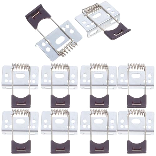 Luxshiny 10pcs Spring Clips for Lighting Downlight Panel Lamp Securing Clamps User Friendly Installation Sleek Design Compatible with Various Fixtures