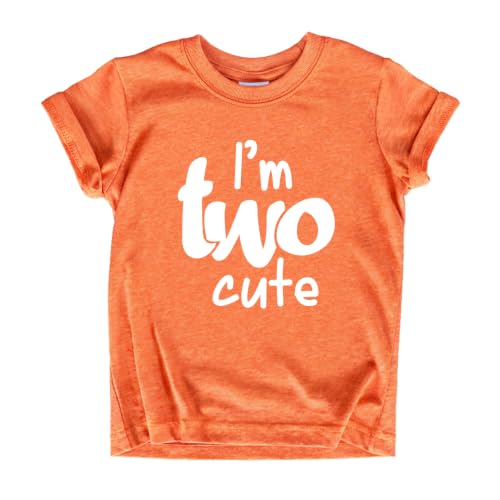 Image of 2nd Birthday Outfits for Toddler Girls im Two Cute Shirt Girl 2 Years Old Second Birthday
