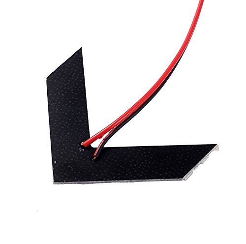 keyecu 4PCS 14SMD LED Side Mirror Arrow Panel Indicator Add-on Blinker Turn Signal Light for Auto Car Vehicle Truck SUV (Red) - Thumbnail 5