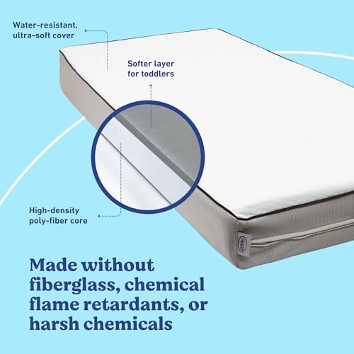 Graco Essentials 6-Inch Dual-Sided Baby Crib & Toddler Mattress - image 6