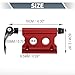 X AUTOHAUX 1 Pc Universal Quick Release Bike Fork Mount Rack for 0.26 Inch (6.5mm) / 0.79 Inch (20mm) Thru Axle with Aluminum Alloy Anti-Corrosion Red