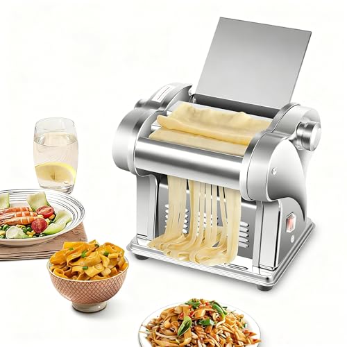 Lumicasaler Electric Pasta Maker with Adjustable Thickness