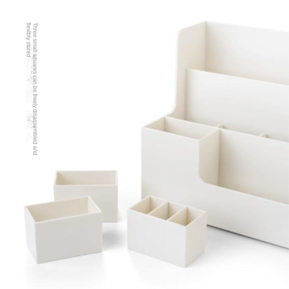 Organizer na biurko ABS | Biały 35,5 x 13 x 18 cm Biuro domowe: organizacja biurka
