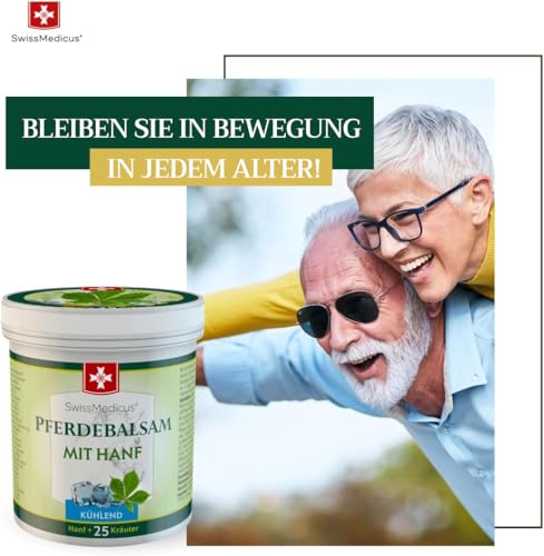 SwissMedicus Pferdebalsam mit Hanf, kühlend für Beine & Muskeln, 75 ml – Ansicht 3