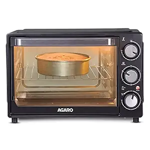 AGARO GRAND Oven Toaster Grill Convection Cake Baking OTG with 6 Heating Mode (Black, 30 Liter)