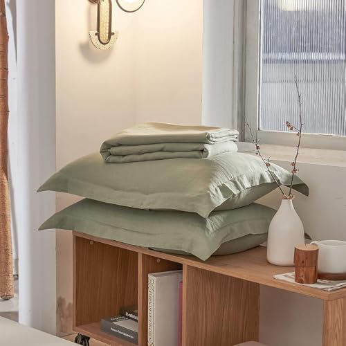 Housse de couette 100 % lin lavé de qualité supérieure Simple&Opulence - 7