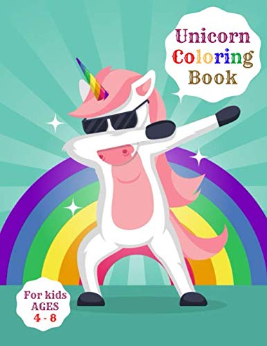 Unicorn Coloring Book For Kids Ages 4-8: Activity Girls Boot Usborne Markers Toys Sketch Unicorn Gel Pen Farting Relaxation Volume 2