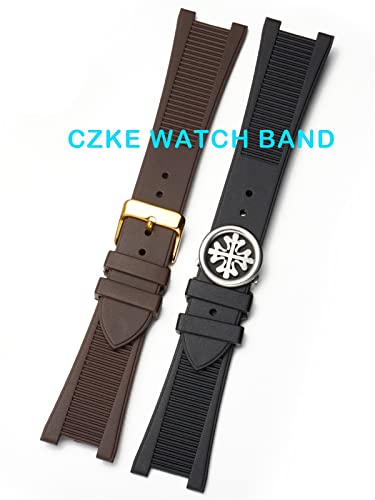 Bracelet en silicone premium pour montre PP 5711 interface spéciale 25mm