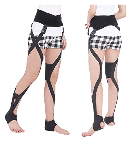 Ceinture correctrice de jambes X O avec bandage correcteur de posture noir taille S