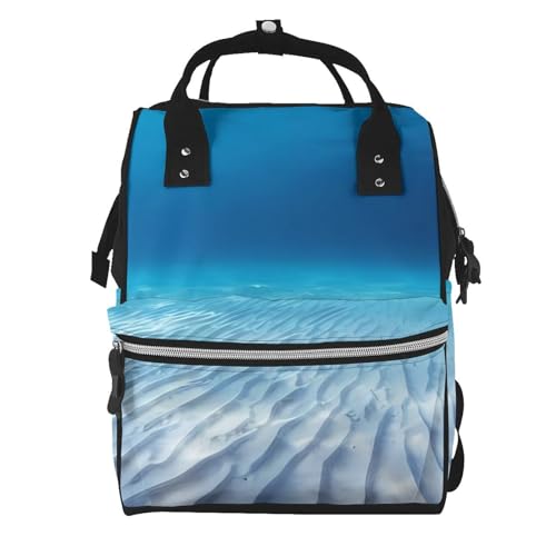 Sac à dos maman et papa au motif océan pour partager des moments sereins