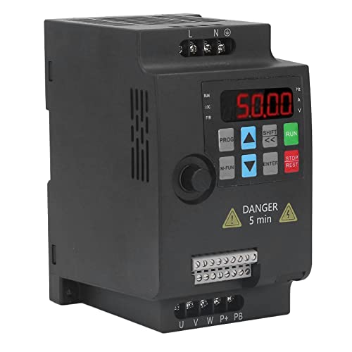 Onduleur de fréquence variable 220V : convertisseur pour moteur triphasé 1.5kW