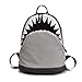 UKKD Rucksack Kinder Rucksack 3D Hai Shape Shape Schultaschen Mädchen Jungen Niedliche Cartoon Tier Design Tasche Kinder Baby Schultasche