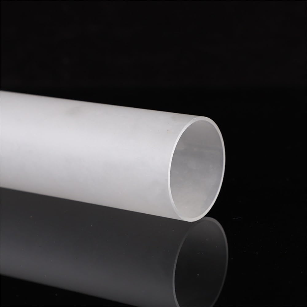 Acrylic Pipe, Frosting Acrylic Tube 25cm 50cm, Plastic Rigid Pipe for Aquarium Fish Tank Accessories Garden Irrigation Fittings 1pc(70MM*25CM)