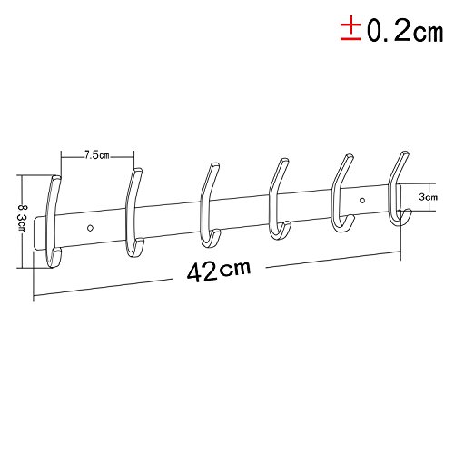 Gancio Bagno da Parete, Appendiabiti Montaggio a