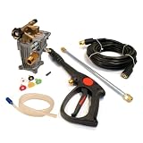 Replacement Pressure Washer Pump & Spray Kit for Campbell Hausfeld PW2685, PW2705 3/4" Shaft